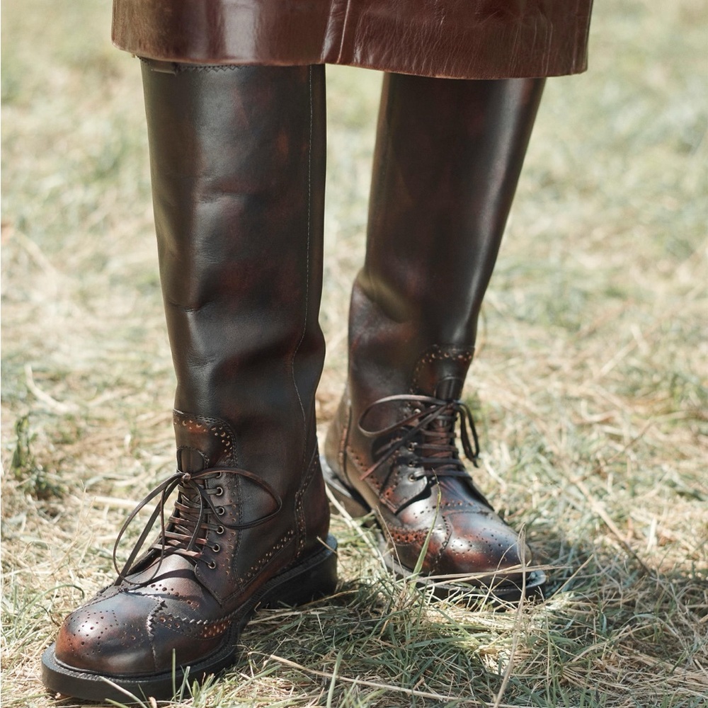 PERFORATED LEATHER TALL BOOTS
LIMITED EDITION
